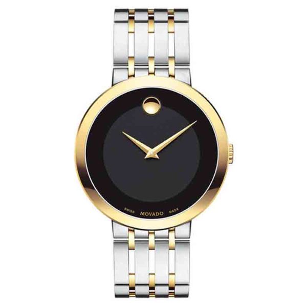 Movado Men’s Swiss Made Quartz Stainless Steel 39mm Watch 0607058