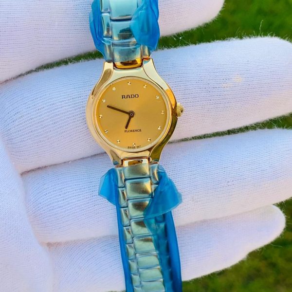Rado Florence Quartz Gold Electroplated & Steel Ladies Watch Ref.No 153.3736.2