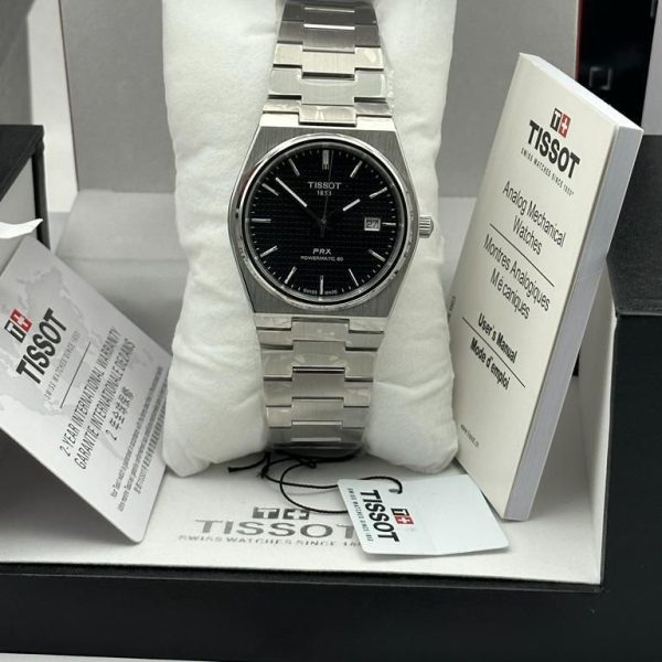 TISSOT PRX POWERMATIC 80 Black Swiss made T137.407.11.051.00 40MM