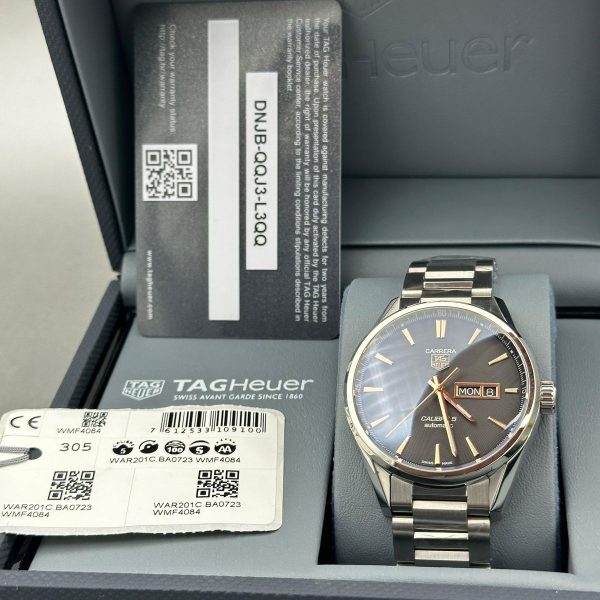 TAG HEUER CARRERA Automatic Watch, 41 mm Stainless Steel WAR201A.BA0723