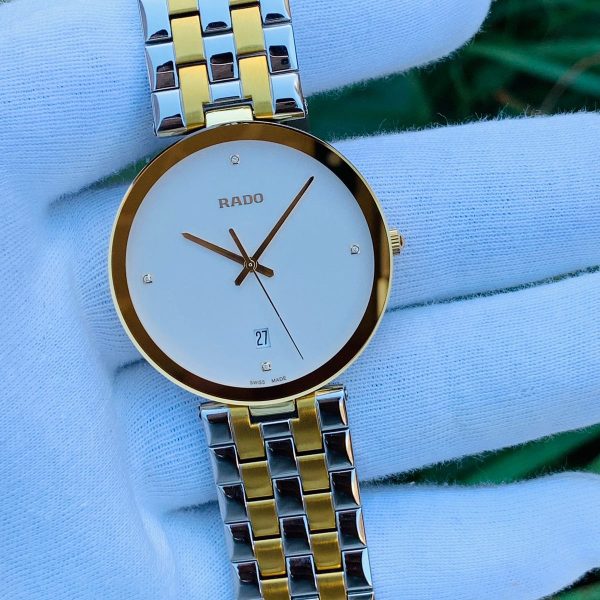 Rado Florence Diamonds Quartz Jubilee Two-Tone Watch 38mm Ref. RAD37009D1
